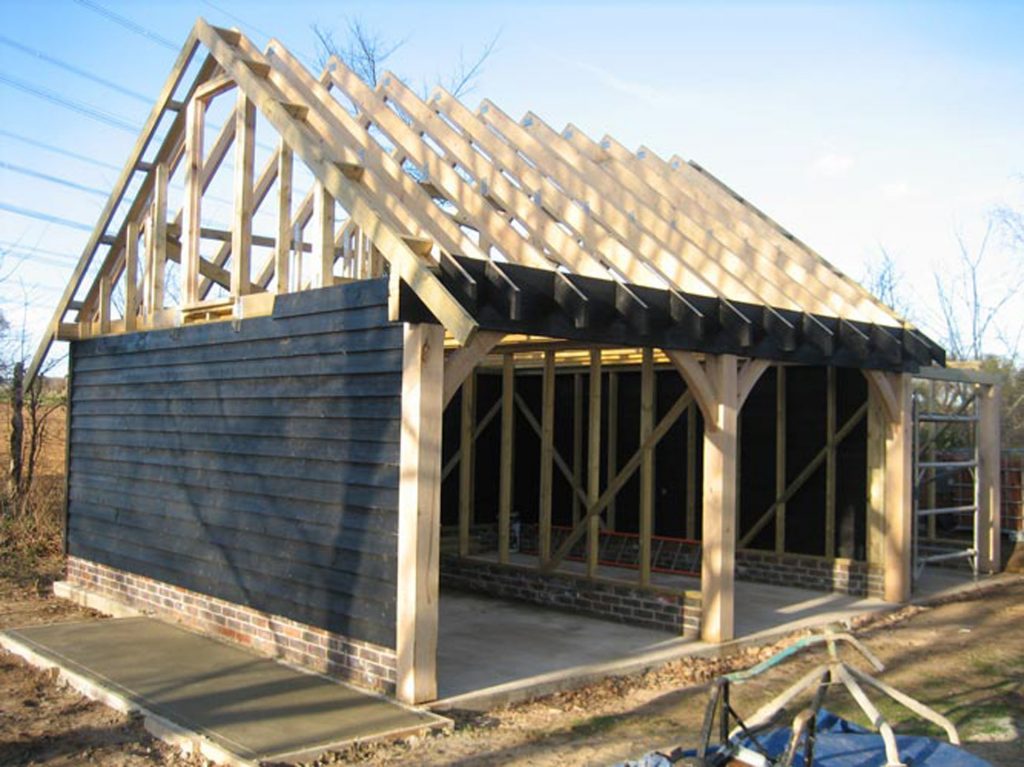 Timber Garage Construction