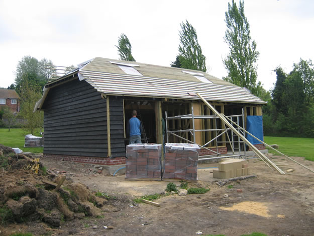 Timber Garden Room Construction