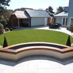 round lawn garden design