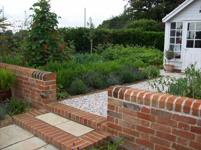 garden path and steps